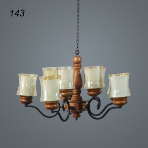 لوستر آترین پنج شاخه (ده شعله)