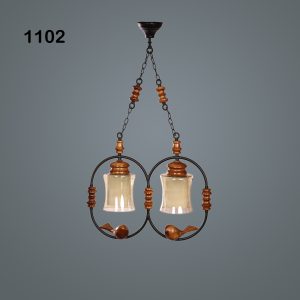 آویز آوا دو شعله خطی (دوگلاس)